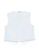 Gilet per neonato Fay Kids azzurro con scollo a V - Rubino Kids