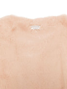 Gilet Pimmy per bimba Donsje rosa con modello in pelliccia - Rubino Kids