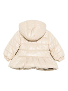 Giubbini per neonata Balmain Kids beige con cappuccio - Rubino Kids