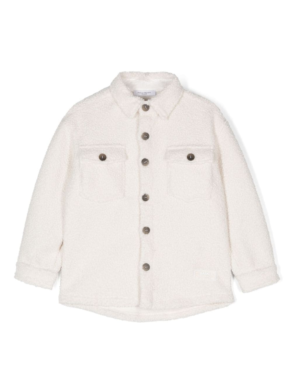 Giubbino - camicia in finto shearling - Rubino Kids