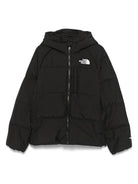 Giubbino con cappuccio per bambino The North Face Kids nero con collo a imbuto - Rubino Kids