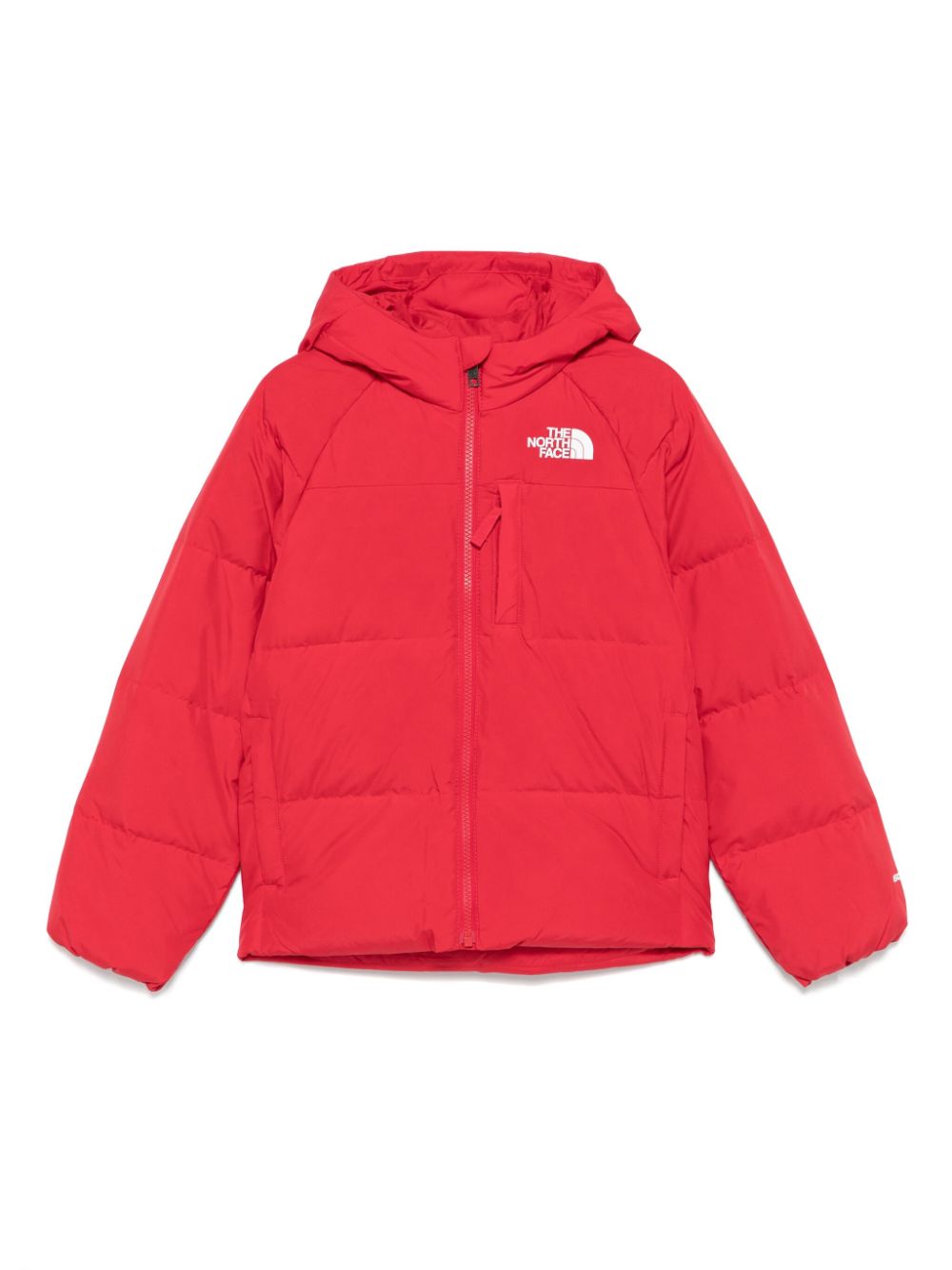 Giubbino con cappuccio per bambino The North Face Kids rosso con collo a imbuto - Rubino Kids