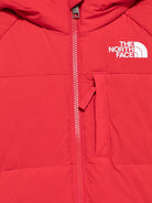 Giubbino con cappuccio per bambino The North Face Kids rosso con collo a imbuto - Rubino Kids