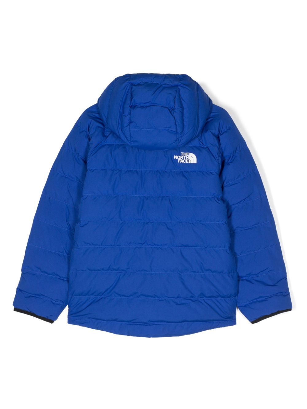 Giubbino imbottito per bambino The North Face blu reversibile con cappuccio classico - Rubino Kids