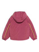 Giubbino P. Fiorelle per bambina Il Gufo x K - Way Kids fucsia con stampa Gufo effetto tribale - Rubino Kids