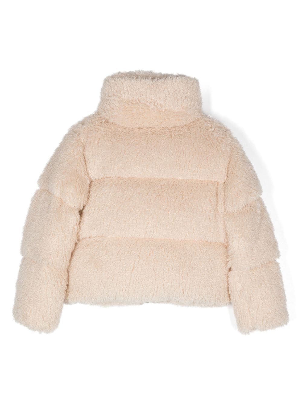 Giubbino per bambina Molo Havi bianco in finto shearling - Rubino Kids