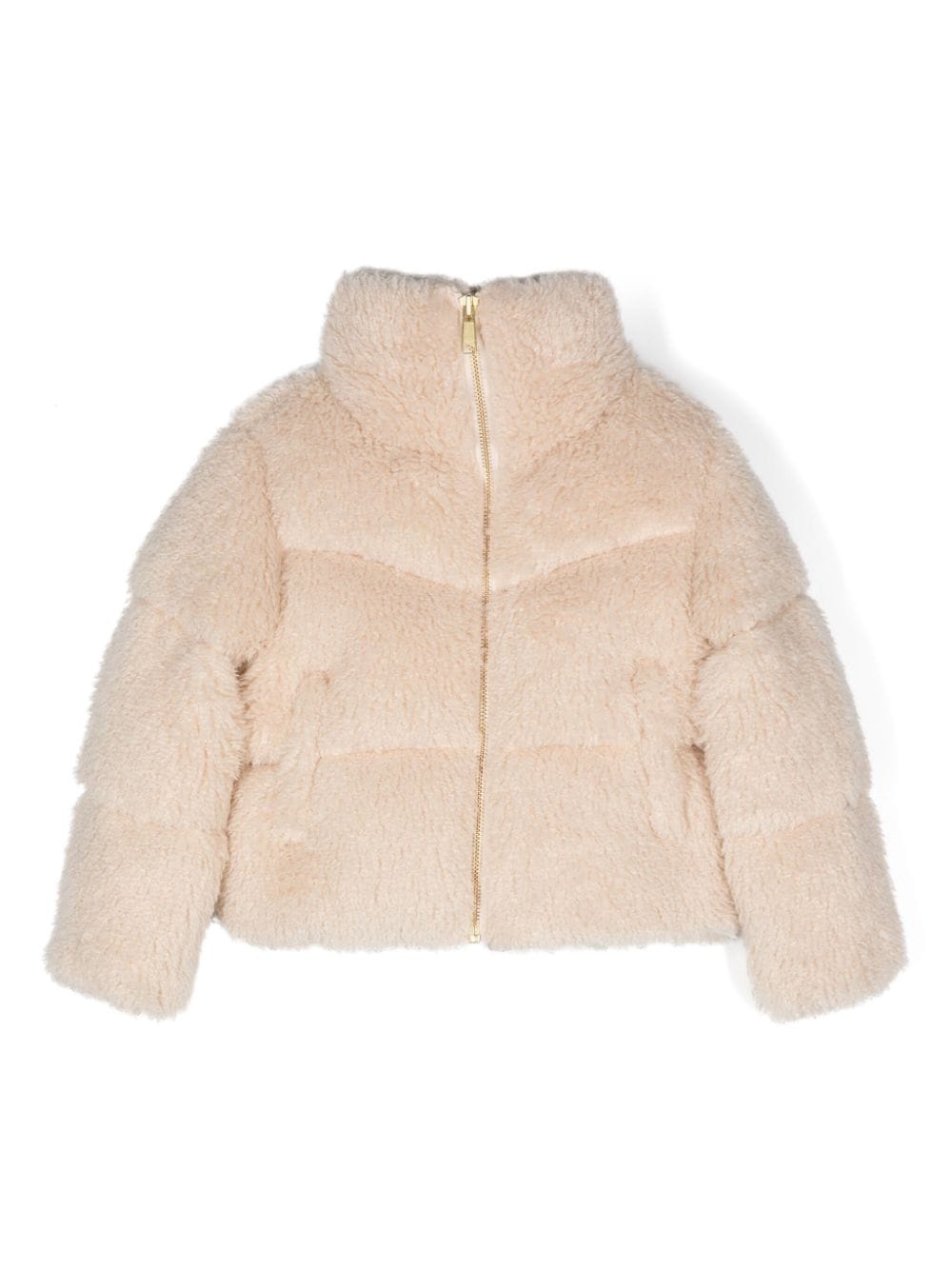 Giubbino per bambina Molo Havi bianco in finto shearling - Rubino Kids