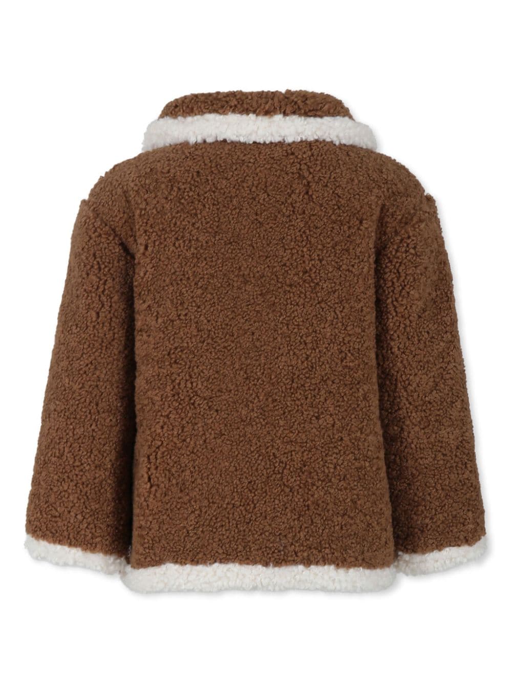 Giubbino per bambina Philosophy Di Lorenzo Serafini Kids marrone in shearling cruelty - free - Rubino Kids