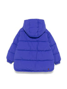 Giubbino per bambina Save The Duck Kids Glenda blu con orlo asimmetrico - Rubino Kids