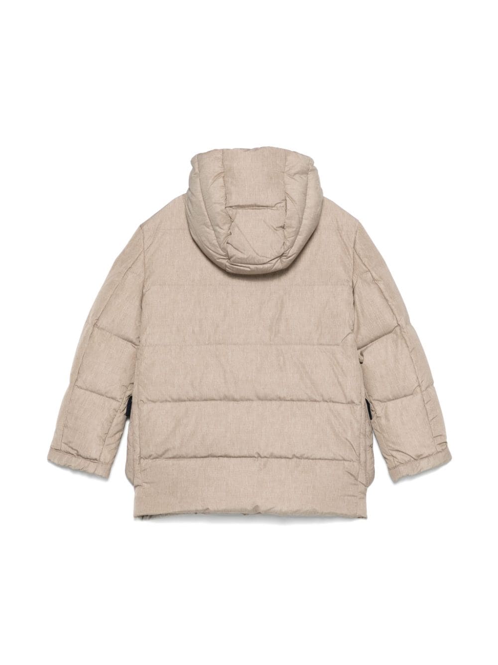 Giubbino per bambino Fay Kids beige con cappuccio e chiusura a gancio - Rubino Kids