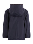 Giubbino per bambino Fendi Kids blu con toppa con logo sul davanti - Rubino Kids