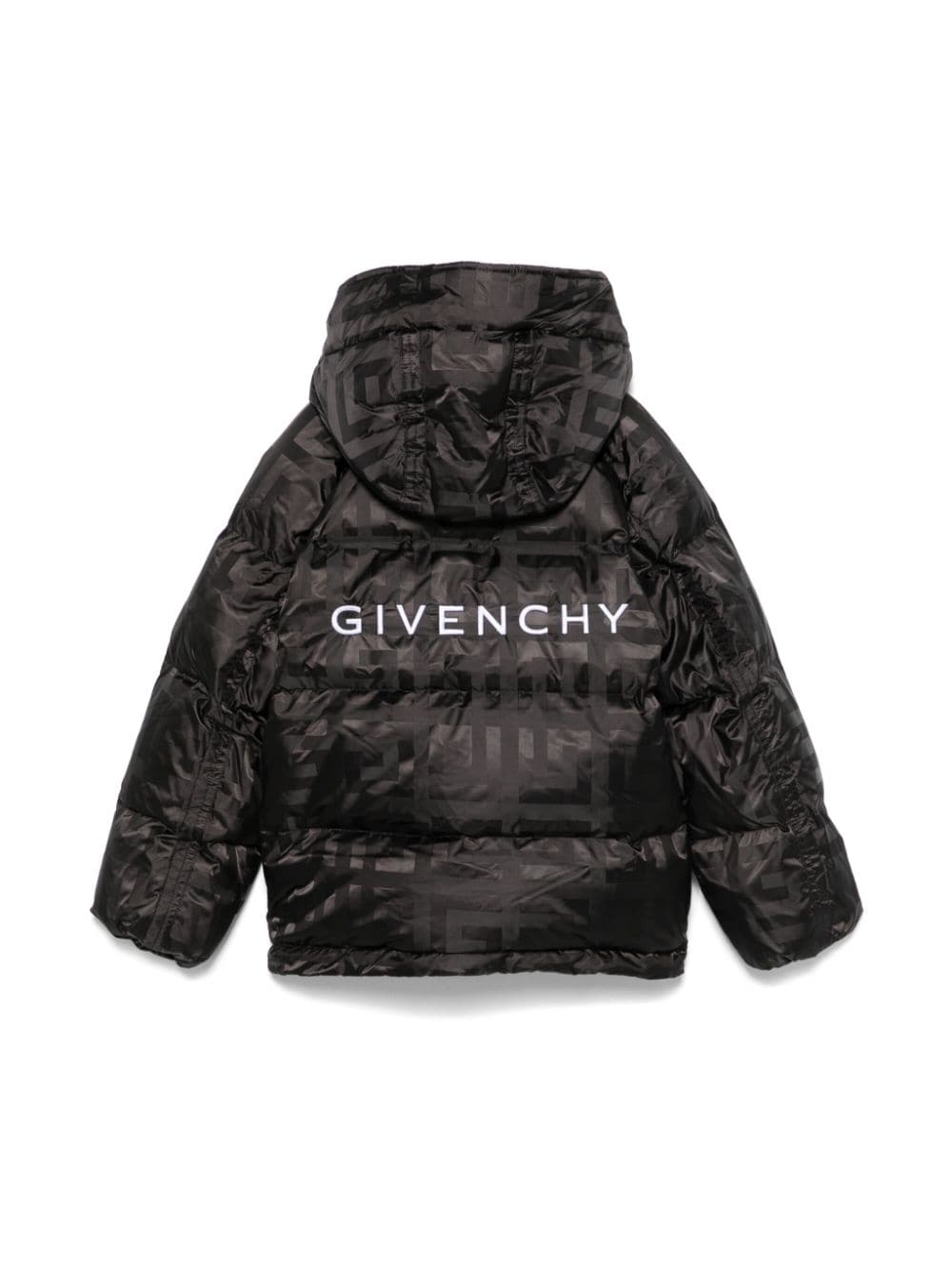 Giubbino per bambino Givenchy Kids nero con motivo 4G - Rubino Kids