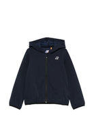 Giubbino per bambino K Way Kids P. Journeer blu con toppa con logo - Rubino Kids