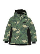 Giubbino per bambino Mc2 Saint Barth Kids verde con motivo mimetico - Rubino Kids