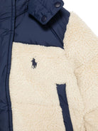 Giubbino per bambino Ralph Lauren Kids bianco con applicazione posteriore logo - Rubino Kids