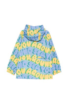 Giubbino per bambino Stella McCartney Kids azzurro con stampa all - over - Rubino Kids