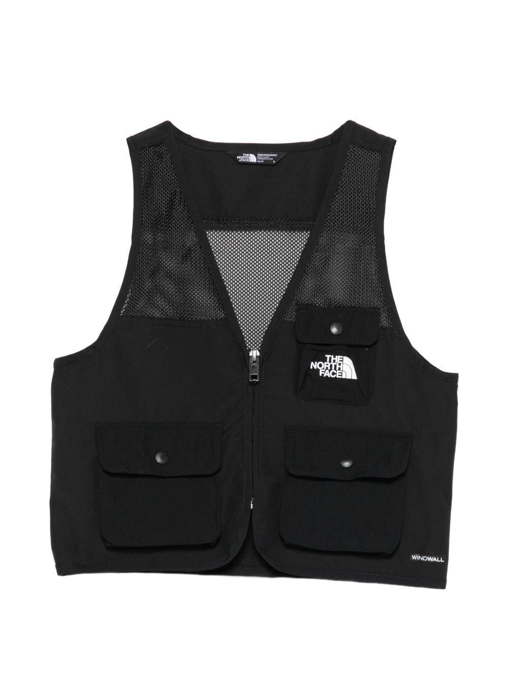 Giubbino per bambino The Nort Face Kids nero con inserti in rete - Rubino Kids