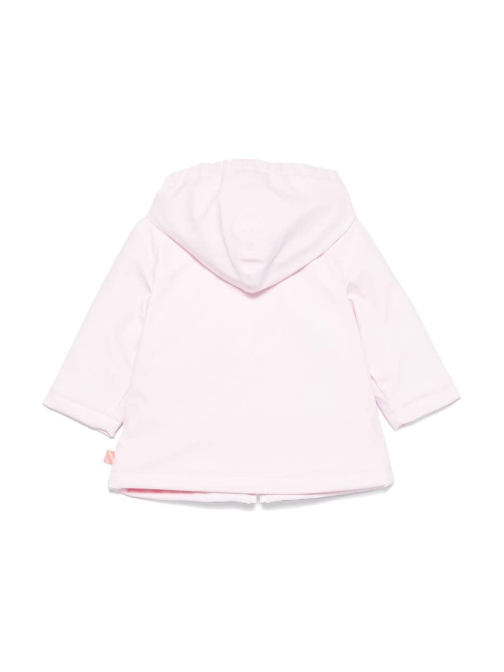 Giubbino per neonata Billieblush rosa con stampa unicorno - Rubino Kids