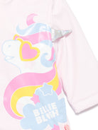 Giubbino per neonata Billieblush rosa con stampa unicorno - Rubino Kids