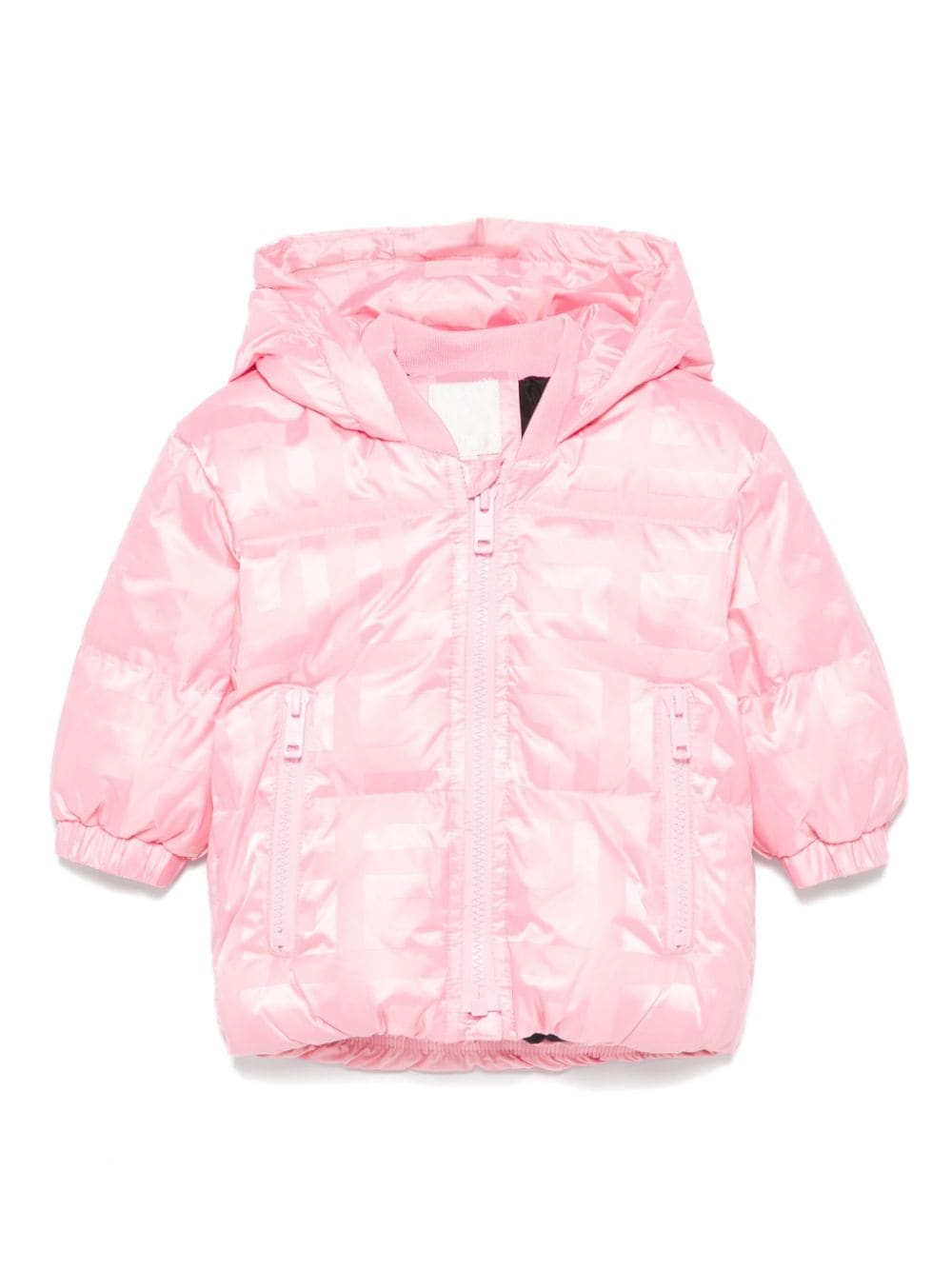 Giubbino per neonata Givenchy Kids rosa con motivo 4G - Rubino Kids