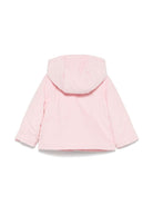 Giubbino per neonata Moschino Kids rosa con applicazione Teddy Bear - Rubino Kids