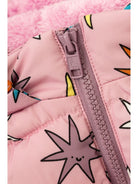 Giubbino per neonata Stella McCartney Kids rosa con stampa - Rubino Kids