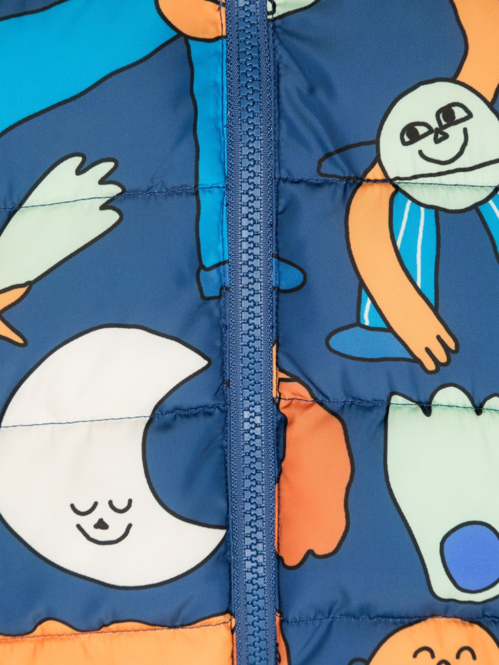 Giubbino per neonati Stella McCartney Kids blu con stampa grafica - Rubino Kids