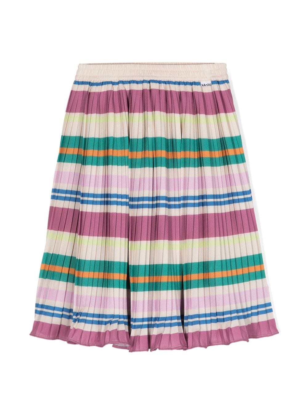 Gonna Bess plissettata per bambina Molo multicolor con vita elasticizzata - Rubino Kids