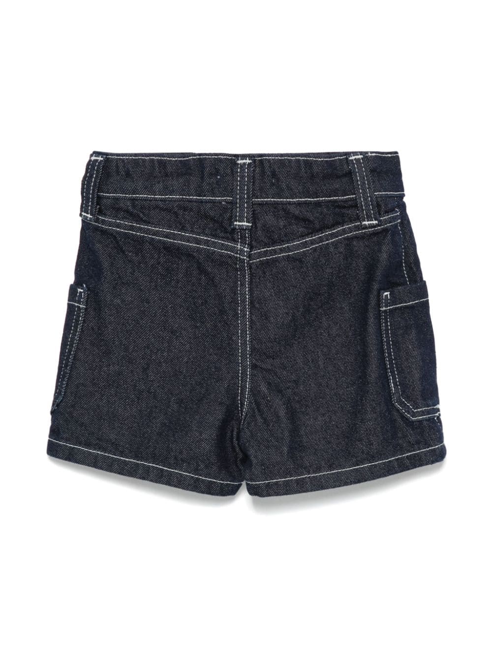 Gonna cargo denim per bambina Tommy Hilfiger Junior blu con passanti - Rubino Kids