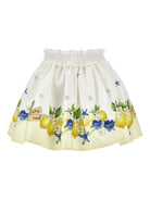 Gonna Holiday Mood per bambina Monnalisa multicolore con stampa grafica all - over - Rubino Kids