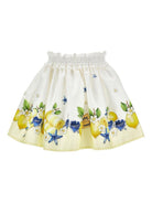 Gonna Holiday Mood per bambina Monnalisa multicolore con stampa grafica all - over - Rubino Kids
