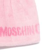 Gonna in finta pelliccia per bambina Moschino Kids rosa con vita elasticizzata - Rubino Kids