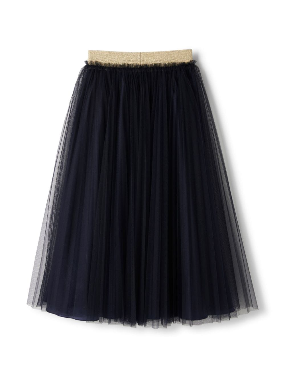 Gonna in tulle con glitter per bambina Il Gufo blu con vtia elasticizzata - Rubino Kids