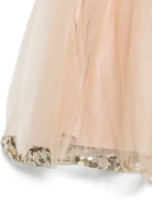 Gonna midi per bambina Douuod Kids beige con paillettes - Rubino Kids