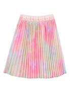 Gonna per bambina Billieblush rosa con design plissettato - Rubino Kids