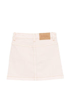 Gonna per bambina Molo rosa con chiusura frontale con abbottonatura - Rubino Kids