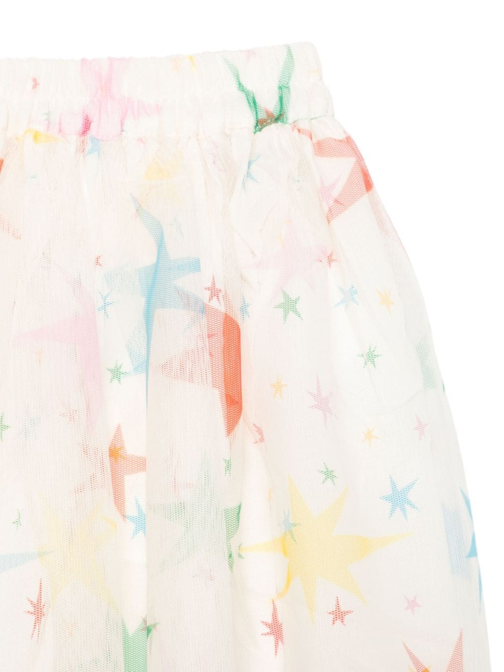 Gonna per bambina Stella McCartney Kids beige chiaro con stampa all - over in tulle - Rubino Kids