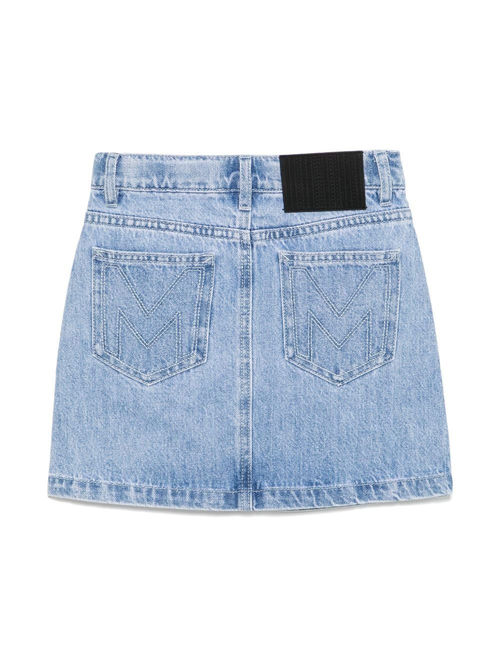 Gonna per bambina The Marc Jacobs Kids in denim con strass - Rubino Kids