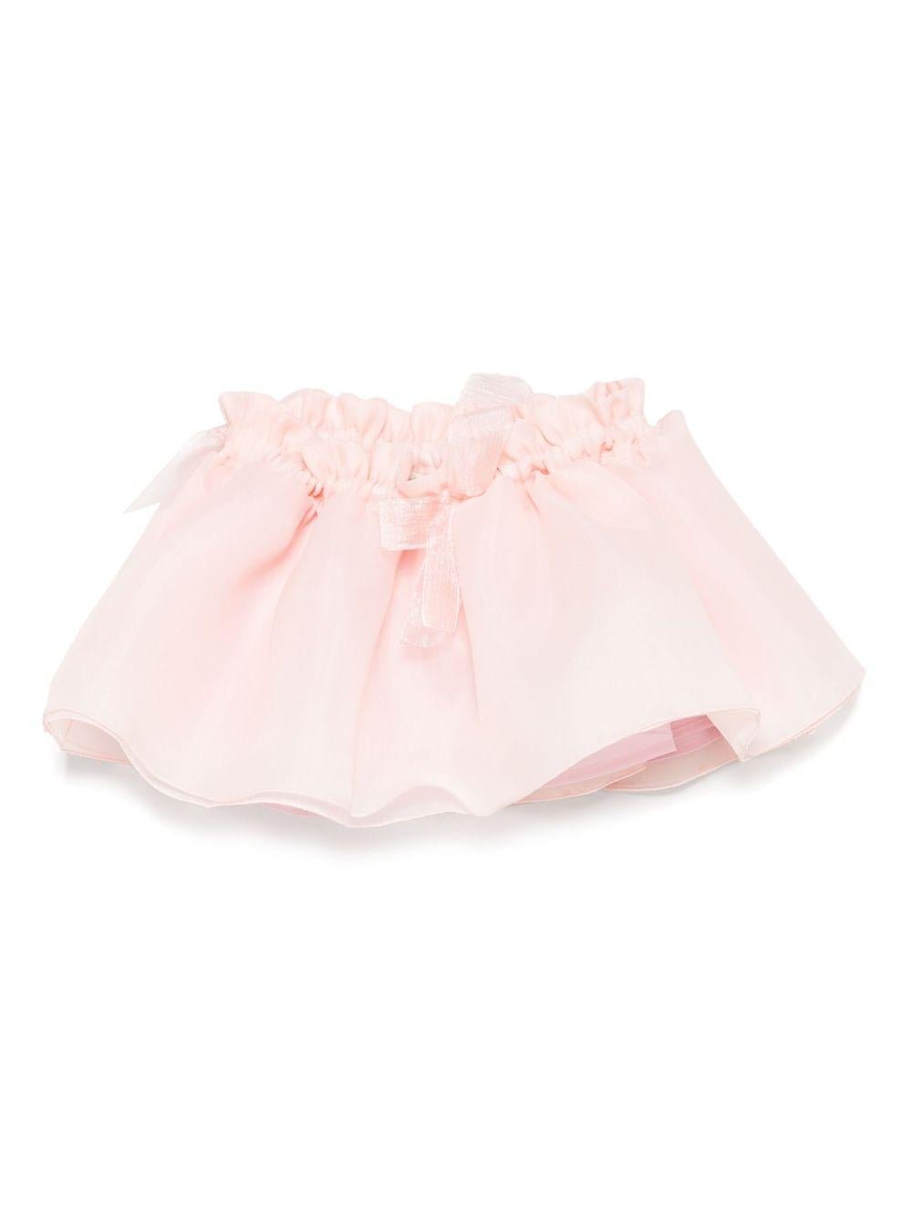 Gonna per neonata A'lapage rosa in organza - Rubino Kids