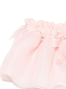 Gonna per neonata A'lapage rosa in organza - Rubino Kids