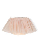 Gonna per neonata Donsje Rieta rosa con rete in tulle - Rubino Kids