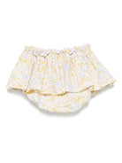 Gonna per neonata Mariella Ferrari giallo a fiori - Rubino Kids
