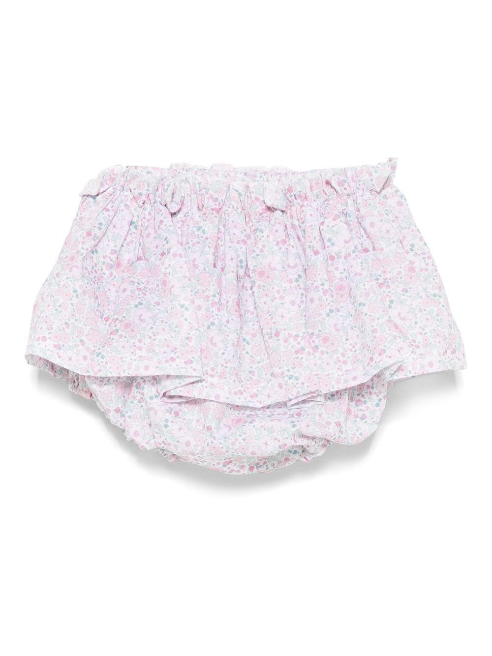 Gonna per neonata Mariella Ferrari rosa a fiori - Rubino Kids