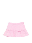 Gonna per neonata Moschino Kids rosa con stampa ciliegie - Rubino Kids