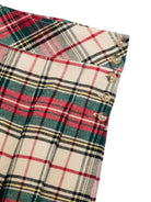 Gonna plissettata per bambina POLO RALPH LAUREN KIDS con motivo a quadri tartan - Rubino Kids