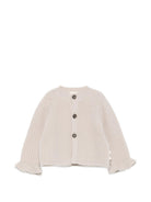 Maglione per neonata Douuod Kids beige con trama a coste DZ9000 Z3404 107 DOUUOD KIDS 