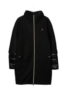Cappotto per bambina Herno Kids nero con design imbottito CA000014G33344 9300 HERNO KIDS 