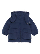 Giubbino per neonato Emporio Armani Kids blu con design imbottito EB000510 AF13373 UB130 EMPORIO ARMANI KIDS 