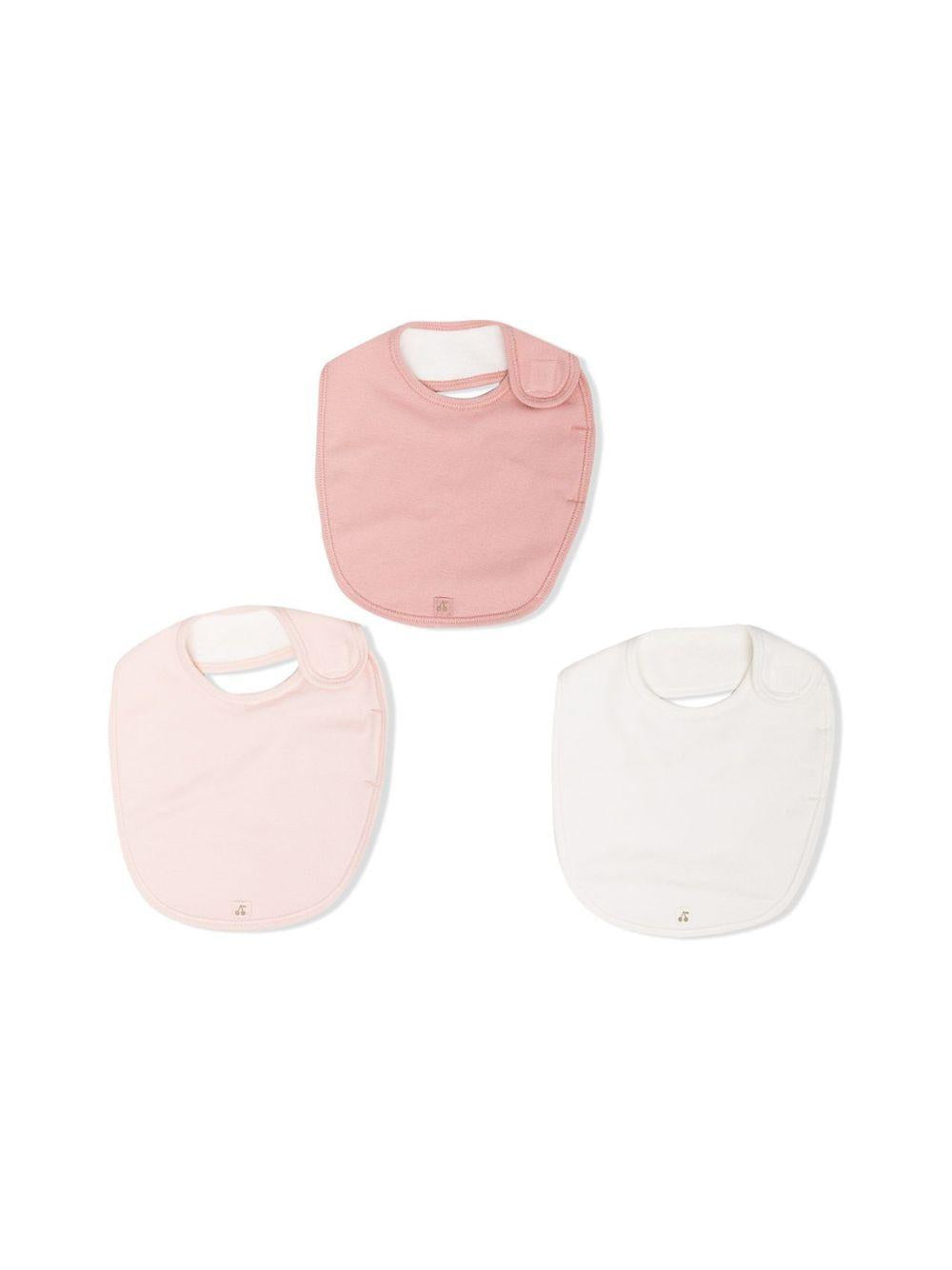 Set bavaglini per neonata Bonpoint multicolore con logo ricamato PEBIOBAV3B 121 BONPOINT 