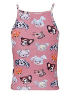 Set canotta e slip per bambina Molo rosa con stampa animali 2W25Q701 9467 MOLO 